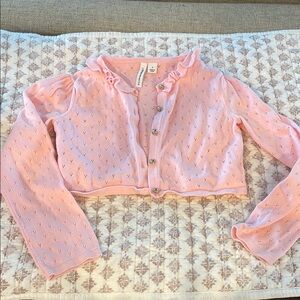 Janie & Jack Pink Cardigan